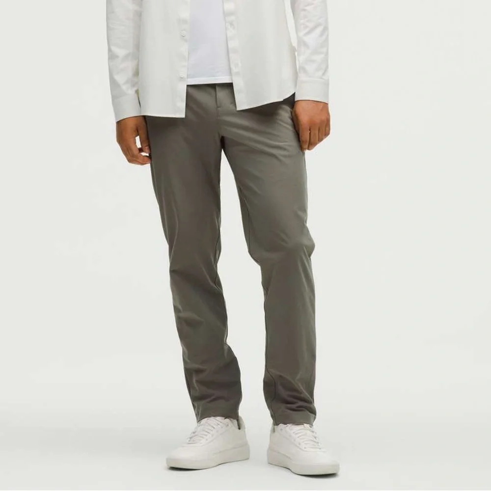 Lululemon ABC Classic-Fit Trouser Warpstreme Grey Sage size 36 M5AO5S